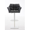 Taburete De Bar Damaso Gris,Blanco