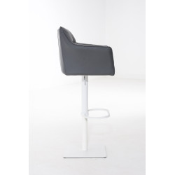Taburete De Bar Damaso Gris,Blanco