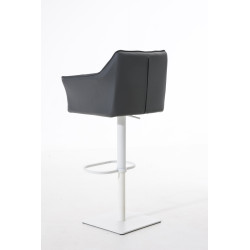 Taburete De Bar Damaso Gris,Blanco