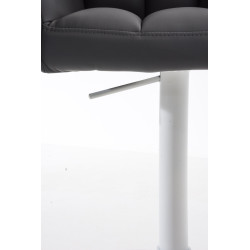 Taburete De Bar Damaso Gris,Blanco