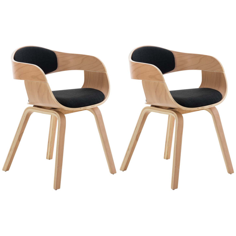 2er Set Stühle Kingston Stoff