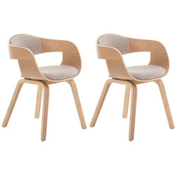 2er Set Stühle Kingston Stoff