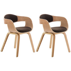 2er Set Stühle Kingston Stoff