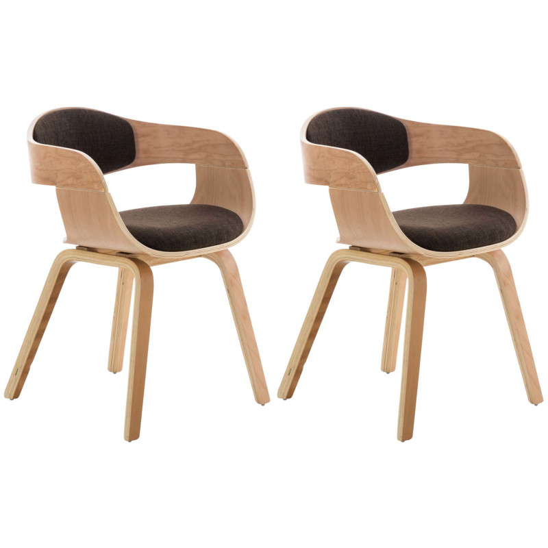 2er Set Stühle Kingston Stoff
