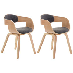 2er Set Stühle Kingston Stoff