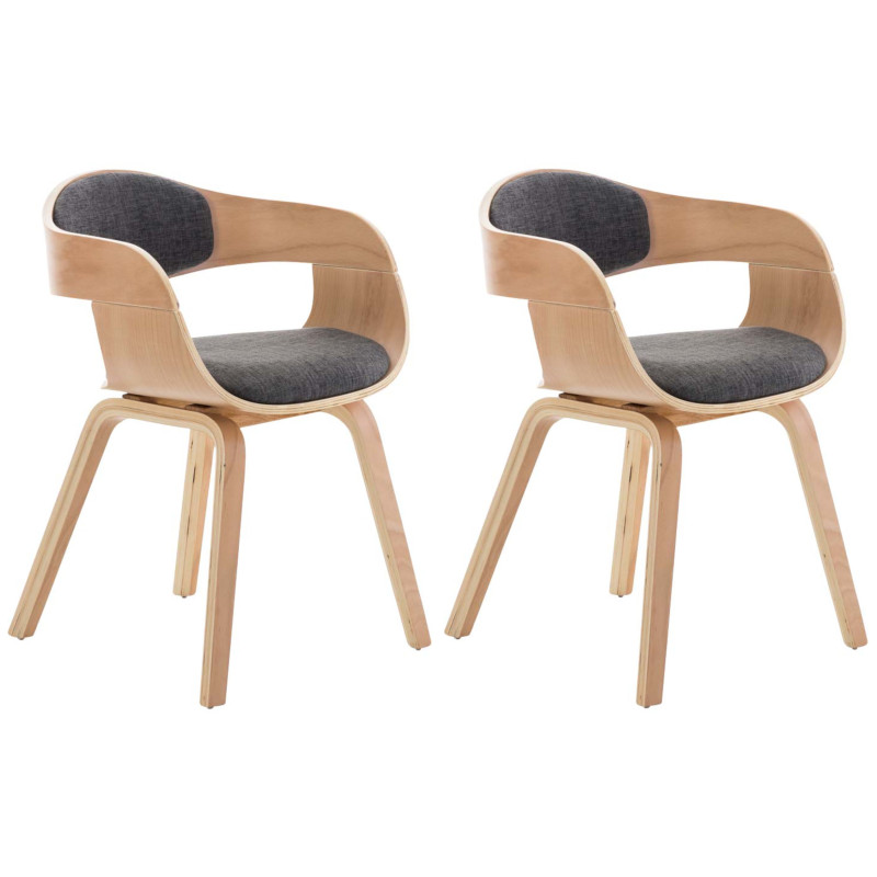 2er Set Stühle Kingston Stoff