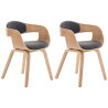 2er Set Stühle Kingston Stoff