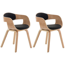 2er Set Stühle Kingston Stoff