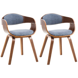 2er Set Stühle Kingston Stoff