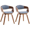 2er Set Stühle Kingston Stoff