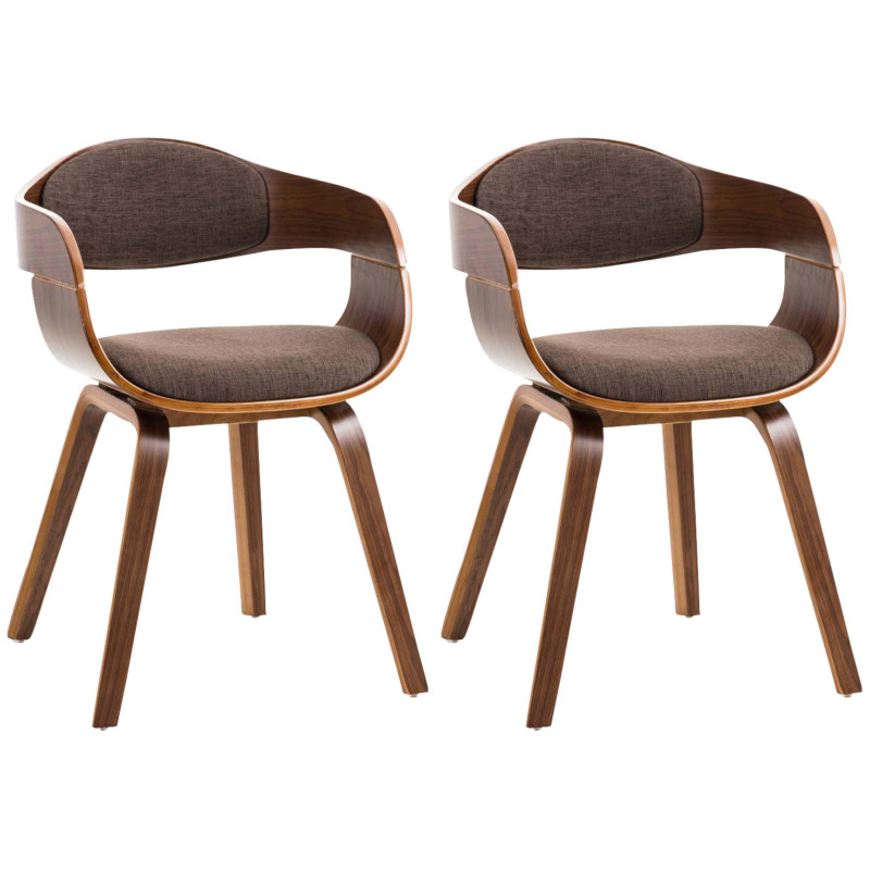 2er Set Stühle Kingston Stoff