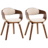 2er Set Stühle Kingston Stoff
