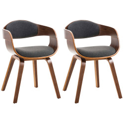 2er Set Stühle Kingston Stoff