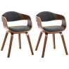 2er Set Stühle Kingston Stoff