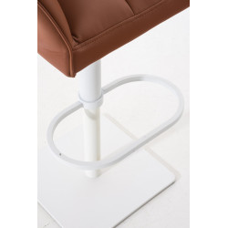 Taburete De Bar Damaso Marrón claro,Blanco