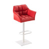 Taburete De Bar Damaso Rojo,Blanco