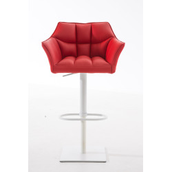 Taburete De Bar Damaso Rojo,Blanco
