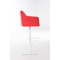 Taburete De Bar Damaso Rojo,Blanco