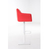 Taburete De Bar Damaso Rojo,Blanco