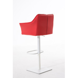 Taburete De Bar Damaso Rojo,Blanco