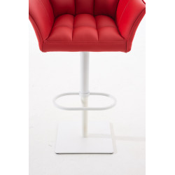 Taburete De Bar Damaso Rojo,Blanco