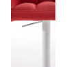 Taburete De Bar Damaso Rojo,Blanco
