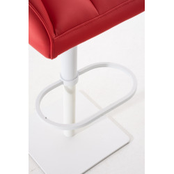 Taburete De Bar Damaso Rojo,Blanco