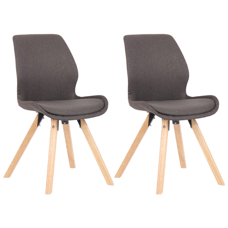 2er Set Stuhl Luna Stoff
