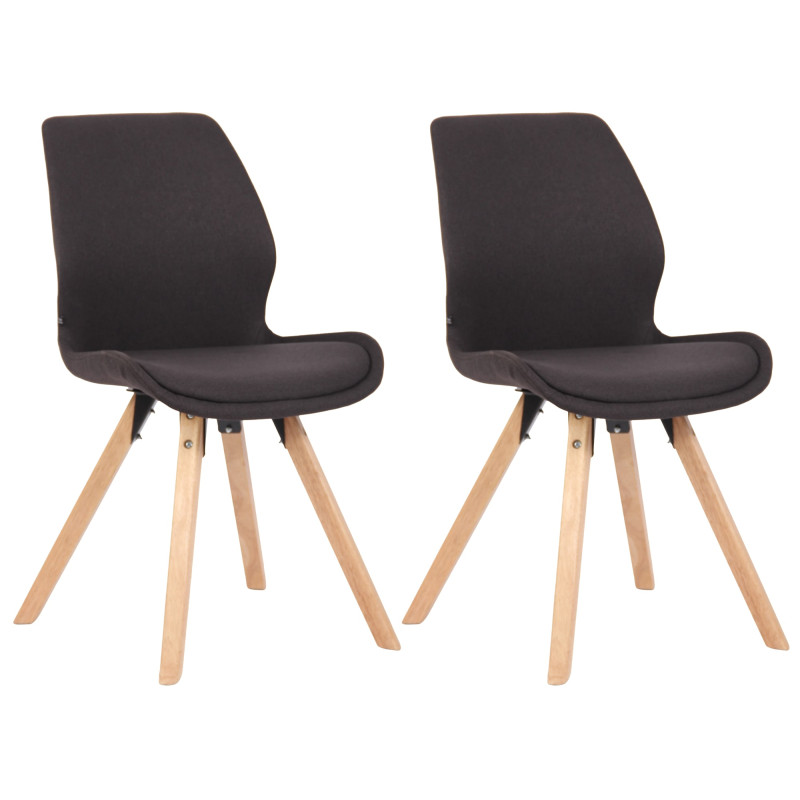 2er Set Stuhl Luna Stoff