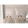 2er Set Stuhl Luna Samt
