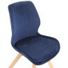 2er Set Stuhl Luna Samt