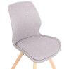 4er Set Stuhl Luna Stoff