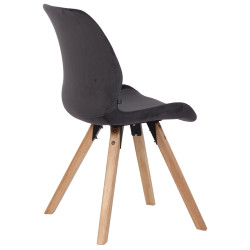 4er Set Stuhl Luna Samt