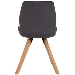 4er Set Stuhl Luna Samt