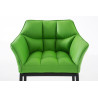 Taburete De Bar Damaso Con Base De 4 Pies Verde,Negro