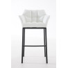 Taburete De Bar Damaso Con Base De 4 Pies Blanco,Negro