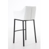 Taburete De Bar Damaso Con Base De 4 Pies Blanco,Negro