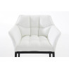 Taburete De Bar Damaso Con Base De 4 Pies Blanco,Negro
