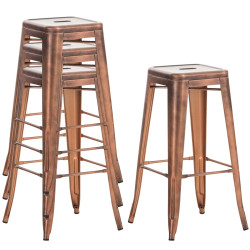 Taburete Industrial Joshua Cobre
