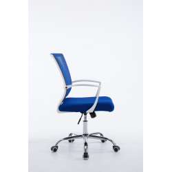 Silla De Oficina Tracy Cromado,Azul