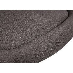 Taburete Miami V2  en Tela Gris oscuro