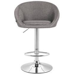 Taburete Miami V2  en Tela Gris claro
