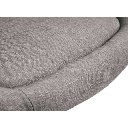 Taburete Miami V2  en Tela Gris claro
