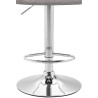 Taburete Miami V2  en Tela Gris claro
