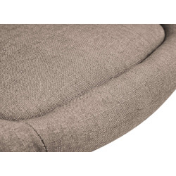 Taburete Miami V2  en Tela Gris topo
