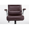 Silla de oficina Villach XXL Burdeos
