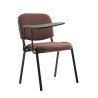 silla conferencia Ken con mesa plegable & en tela Marrón