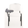 silla conferencia Ken con mesa plegable Blanco