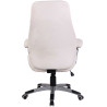 Silla De Oficina Layton En Cuero Sintético o Cuero Auténtico Blanco,Simil cuero