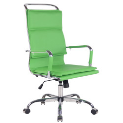 Silla De Oficina Bedford Verde,Simil cuero